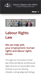 Mobile Screenshot of labourrightslaw.com